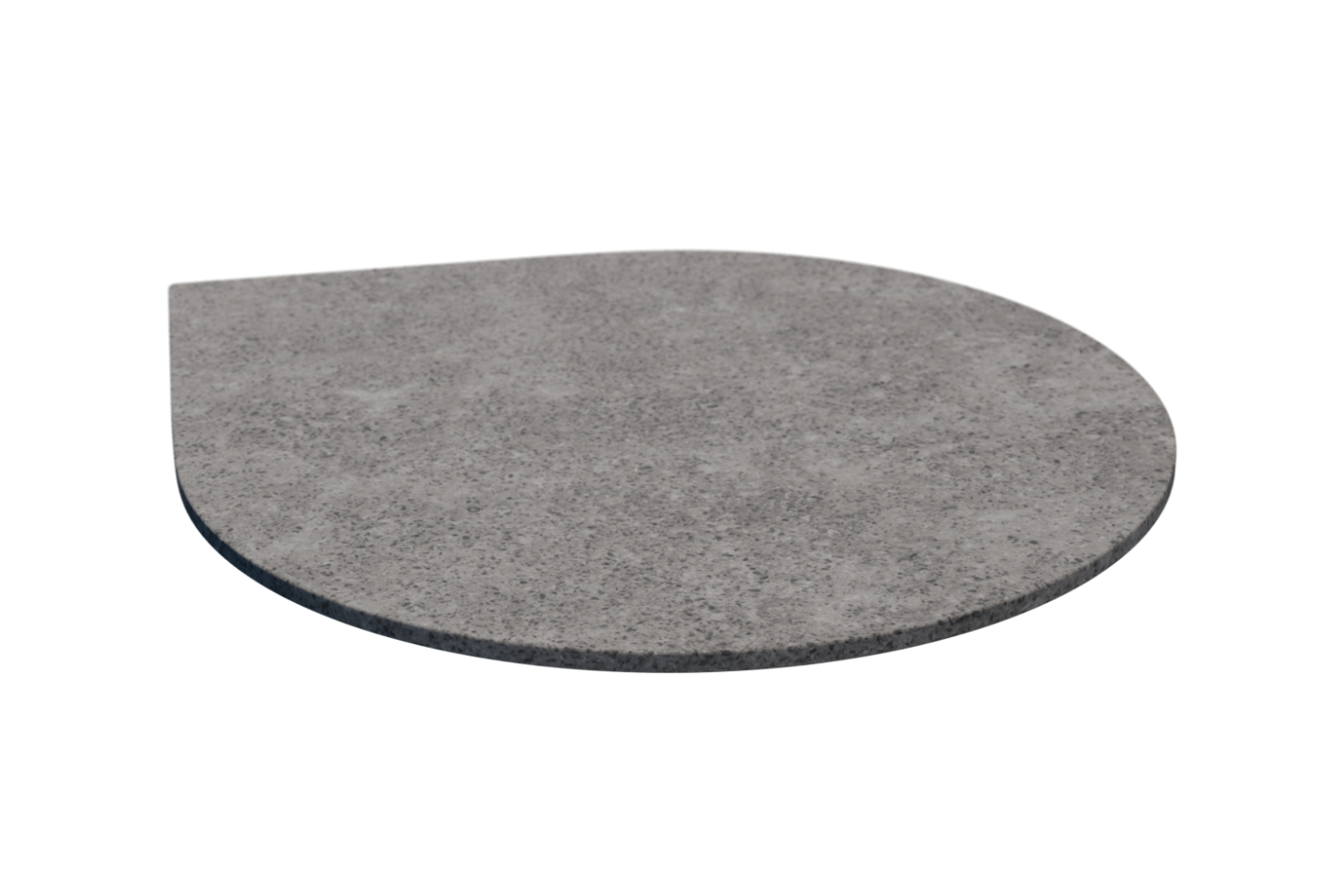 Haus Teardrop Corner Granite Hearth Fossil Grey