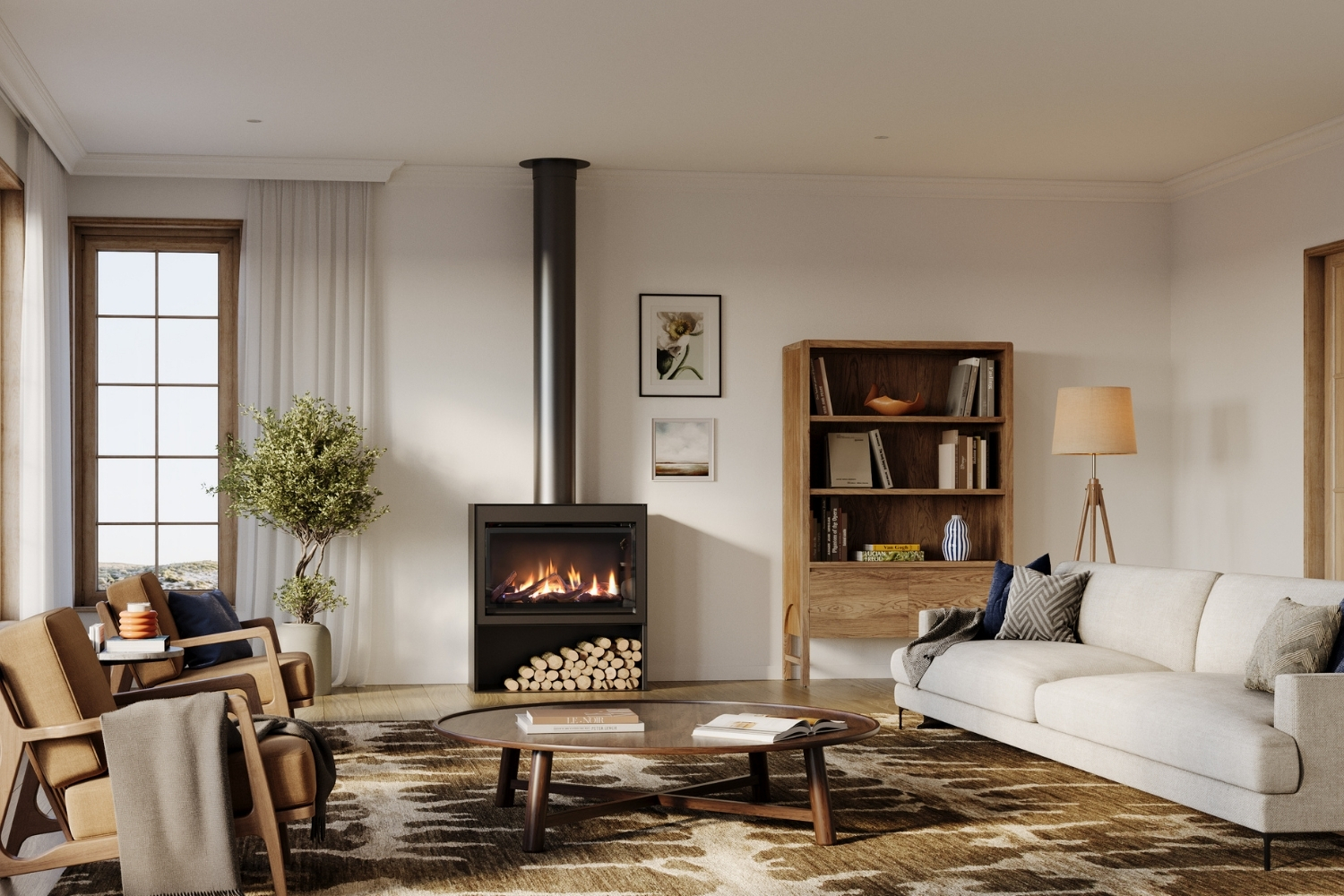 Real Flame Inspire 900 Freestanding Gas