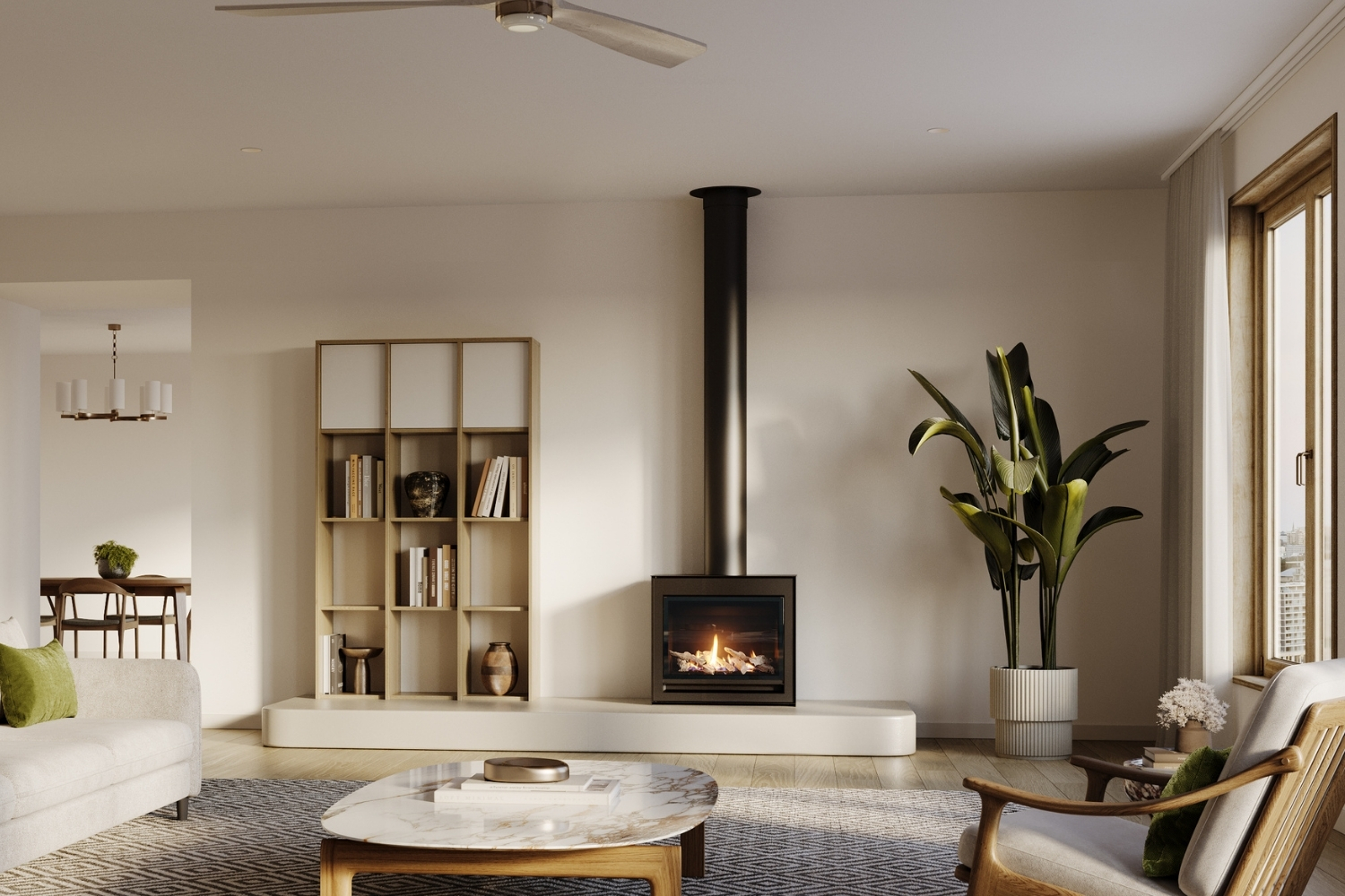 Real Flame Inspire 700 Freestanding Gas